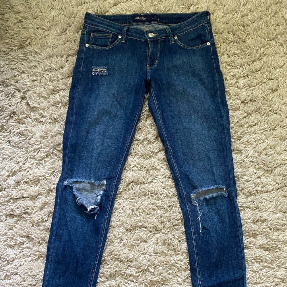 Just USA Knee Slit Jeans